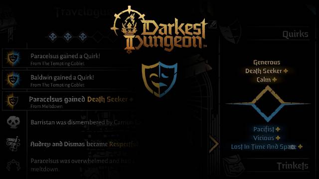 Все позитивные и негативные черты героев в Darkest Dungeon II